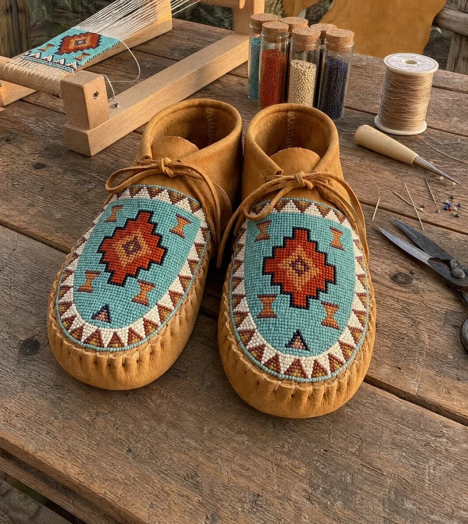 TekoaMoccasins - Handmade Native Shoes